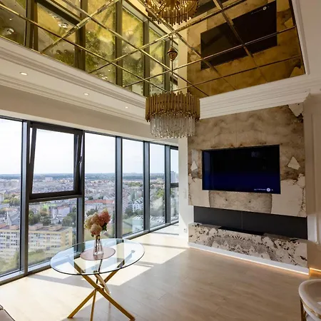 アパート Hanza Tower Gold 19th Floor シュチェチン